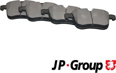 JP Group 1263602010 - Brake Pad Set, disc brake www.autospares.lv