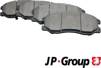 JP Group 1263602210 - Тормозные колодки, дисковые, комплект www.autospares.lv