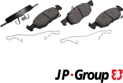 JP Group 1263607710 - Bremžu uzliku kompl., Disku bremzes www.autospares.lv