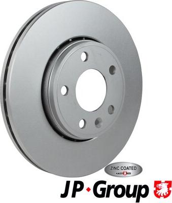 JP Group 1263106200 - Brake Disc www.autospares.lv