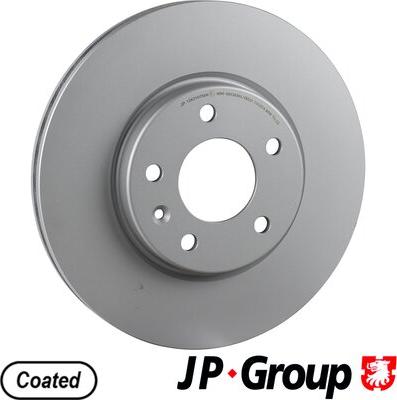 JP Group 1263107500 - Bremžu diski www.autospares.lv