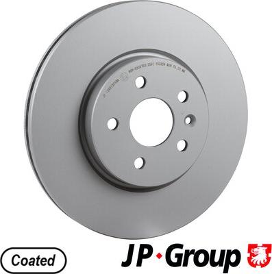 JP Group 1263107100 - Bremžu diski www.autospares.lv