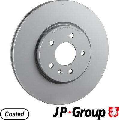 JP Group 1263107200 - Bremžu diski autospares.lv