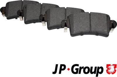 JP Group 1263700910 - Brake Pad Set, disc brake www.autospares.lv