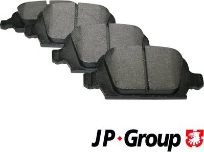 JP Group 1263700510 - Тормозные колодки, дисковые, комплект www.autospares.lv