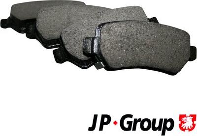 JP Group 1263700110 - Brake Pad Set, disc brake www.autospares.lv