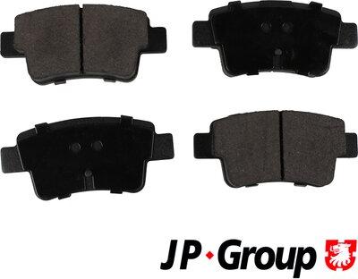 JP Group 1263701010 - Тормозные колодки, дисковые, комплект www.autospares.lv