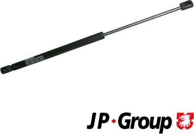 JP Group 1281200400 - Gāzes atspere, Bagāžas / Kravas nodalījuma vāks www.autospares.lv