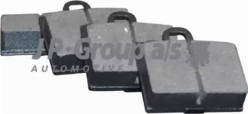 JP Group 8163600810 - Тормозные колодки, дисковые, комплект www.autospares.lv