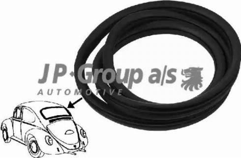 JP Group 8185900606 - Blīve, Aizmugurējais stikls www.autospares.lv