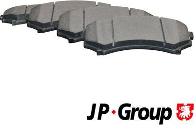 JP Group 3963600310 - Тормозные колодки, дисковые, комплект www.autospares.lv