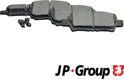 JP Group 3963700410 - Тормозные колодки, дисковые, комплект www.autospares.lv