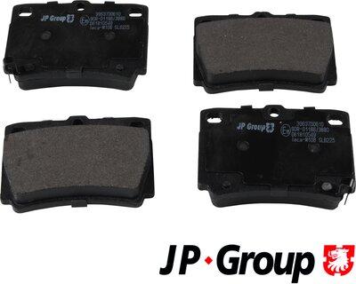 JP Group 3963700610 - Bremžu uzliku kompl., Disku bremzes www.autospares.lv