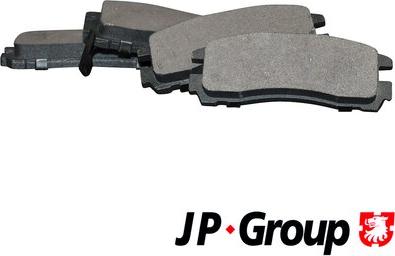 JP Group 3963700110 - Тормозные колодки, дисковые, комплект www.autospares.lv