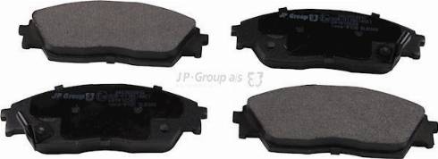 JP Group 3463604810 - Тормозные колодки, дисковые, комплект www.autospares.lv