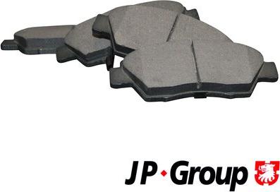 JP Group 3463600210 - Brake Pad Set, disc brake www.autospares.lv