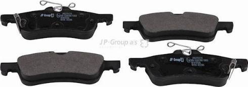 JP Group 3463701210 - Brake Pad Set, disc brake www.autospares.lv