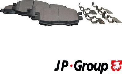 JP Group 3563600610 - Bremžu uzliku kompl., Disku bremzes www.autospares.lv