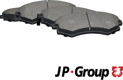 JP Group 3563601110 - Brake Pad Set, disc brake www.autospares.lv