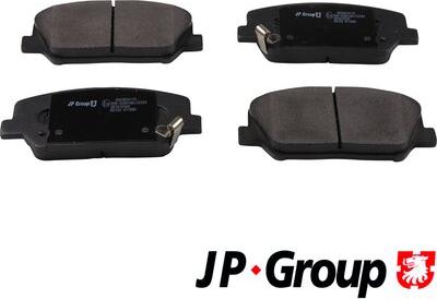 JP Group 3663604110 - Тормозные колодки, дисковые, комплект www.autospares.lv