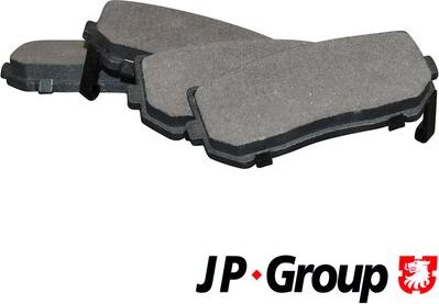 JP Group 3663700210 - Тормозные колодки, дисковые, комплект www.autospares.lv