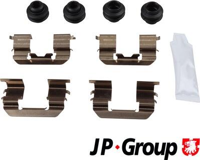 JP Group 3164002610 - Piederumu komplekts, Disku bremžu uzlikas www.autospares.lv