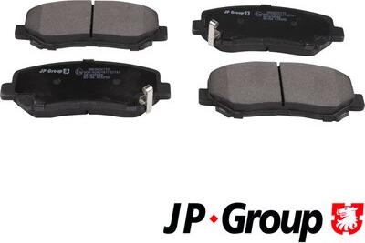 JP Group 3863604710 - Тормозные колодки, дисковые, комплект www.autospares.lv