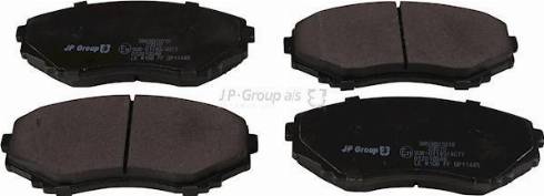 JP Group 3863601010 - Bremžu uzliku kompl., Disku bremzes www.autospares.lv