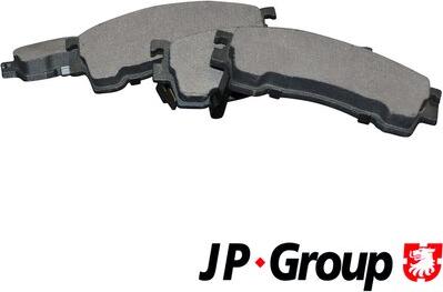 JP Group 3863601110 - Тормозные колодки, дисковые, комплект www.autospares.lv