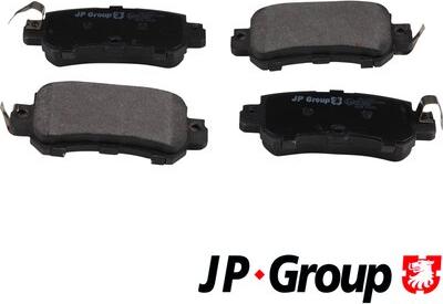 JP Group 3863700910 - Brake Pad Set, disc brake www.autospares.lv