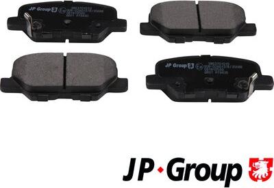 JP Group 3863701010 - Bremžu uzliku kompl., Disku bremzes www.autospares.lv