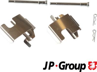 JP Group 3364003210 - Piederumu komplekts, Disku bremžu uzlikas www.autospares.lv