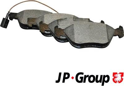 JP Group 3363600810 - Тормозные колодки, дисковые, комплект www.autospares.lv