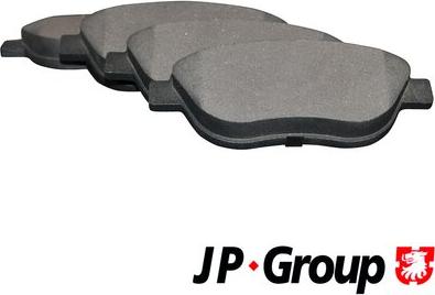 JP Group 3363601710 - Тормозные колодки, дисковые, комплект www.autospares.lv