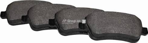 JP Group 3363700310 - Тормозные колодки, дисковые, комплект www.autospares.lv