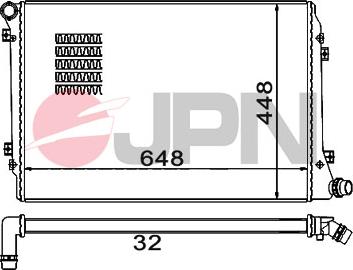 JPN 60C9062-JPN - Radiators, Motora dzesēšanas sistēma www.autospares.lv