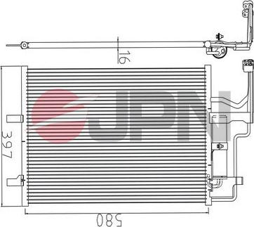 JPN 60C9108-JPN - Kondensators, Gaisa kond. sistēma www.autospares.lv