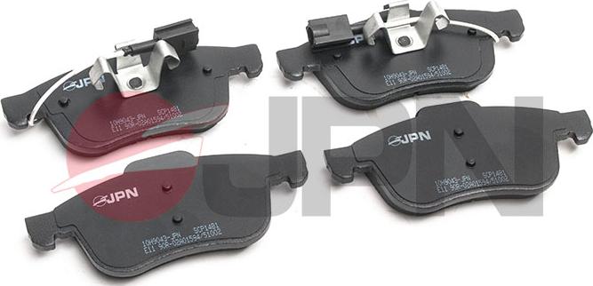 JPN 10H9043-JPN - Brake Pad Set, disc brake www.autospares.lv