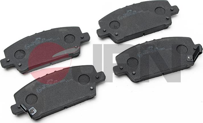 JPN 10H4036-JPN - Brake Pad Set, disc brake www.autospares.lv