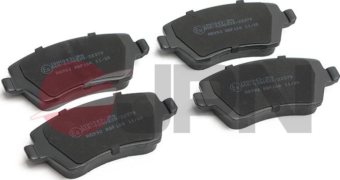 JPN 10H1043-JPN - Brake Pad Set, disc brake www.autospares.lv