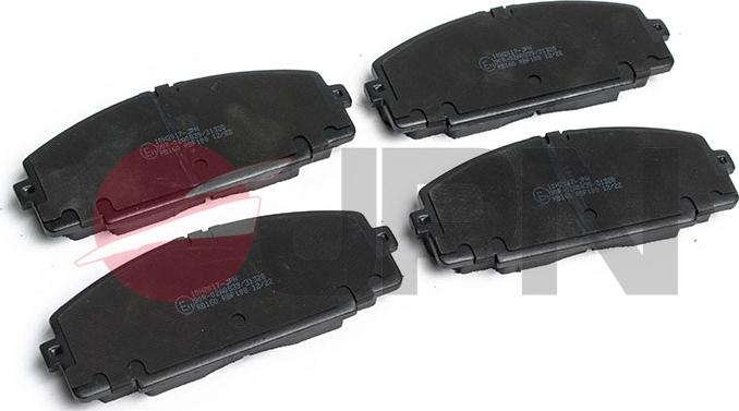 JPN 10H2017-JPN - Brake Pad Set, disc brake www.autospares.lv