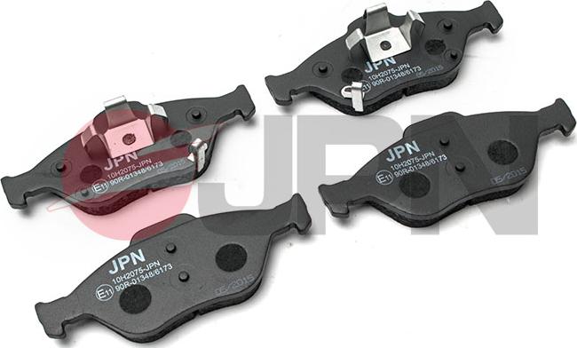 JPN 10H2075-JPN - Тормозные колодки, дисковые, комплект www.autospares.lv