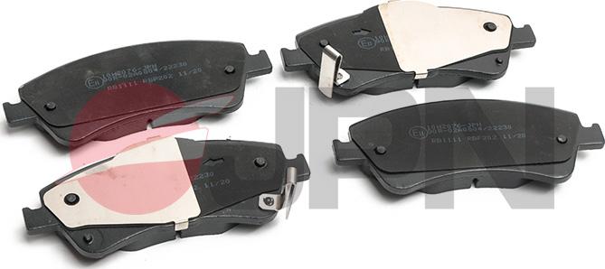 JPN 10H2076-JPN - Brake Pad Set, disc brake www.autospares.lv