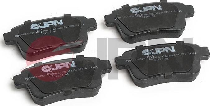 JPN 20H9061-JPN - Brake Pad Set, disc brake www.autospares.lv