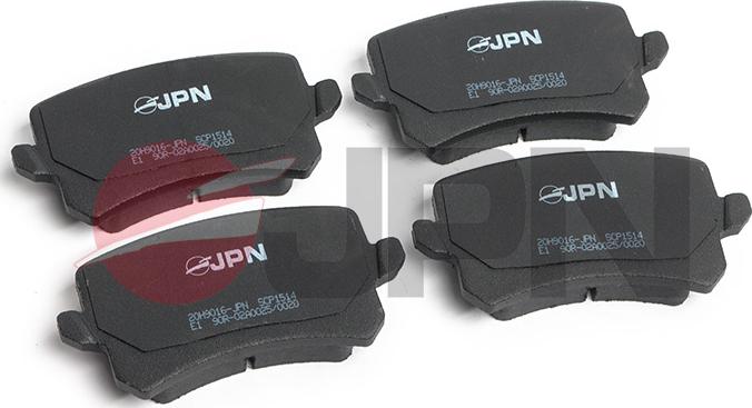 JPN 20H9016-JPN - Brake Pad Set, disc brake www.autospares.lv