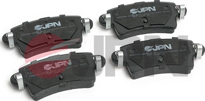 JPN 20H9034-JPN - Brake Pad Set, disc brake www.autospares.lv