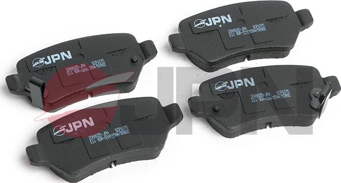 JPN 20H9025-JPN - Brake Pad Set, disc brake www.autospares.lv