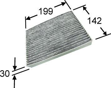 JS Asakashi AC0162C - Filter, interior air www.autospares.lv