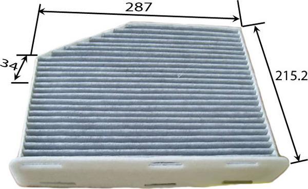 JS Asakashi AC0119CR - Filter, interior air www.autospares.lv