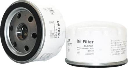 JS Asakashi C0001 - Oil Filter www.autospares.lv